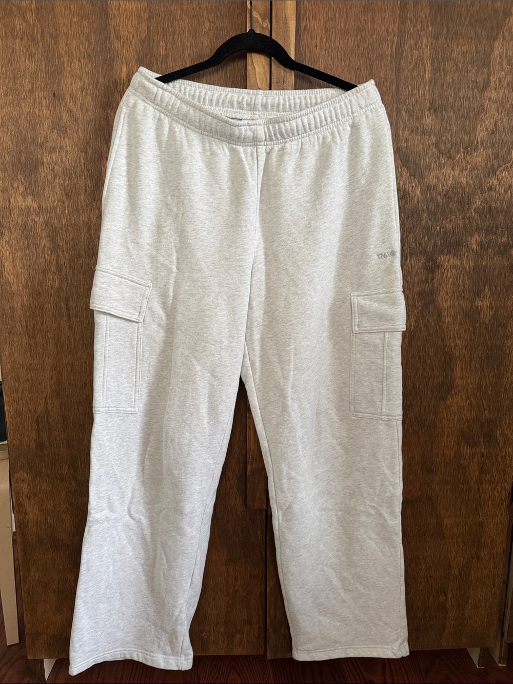 TNA Cozy Fleece Sweatpants in Off-White